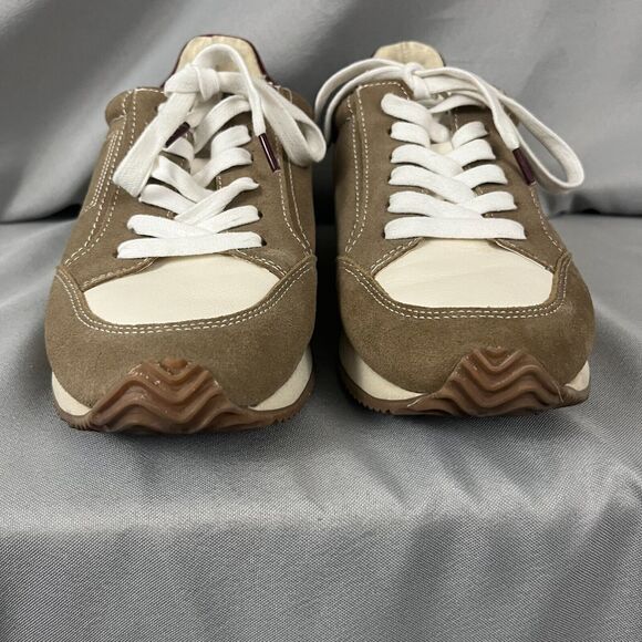 Birdies The Roadrunner Shoes Women's 8 Brown Leather Lace-Up Athletic Sneaker - Picture 3 of 8